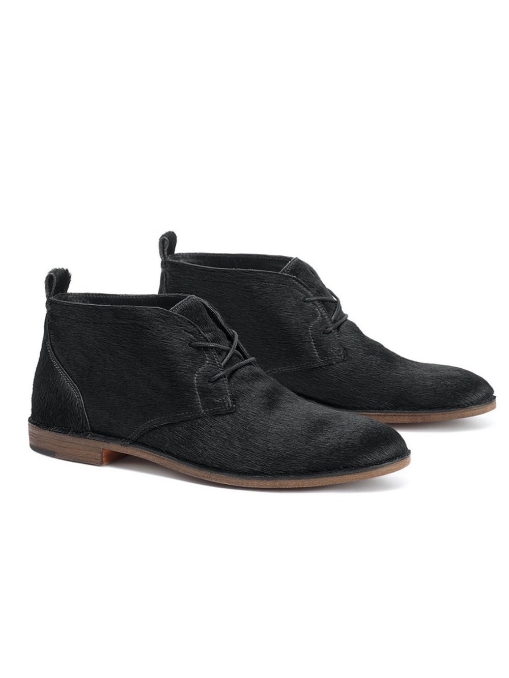 New TRASK Addy Calf Hair Ankle Boots